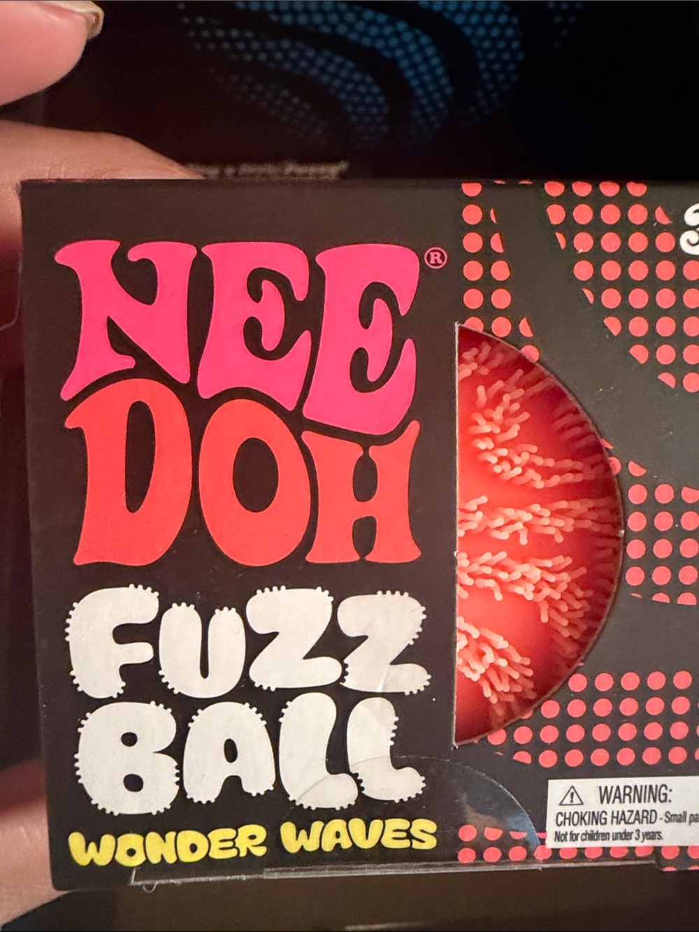 Fuzz authentic Ball Wonder Waves - Blue Kids Stress Toy orange authentic